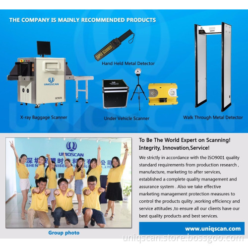 Security x ray introscope baggage scanner for stadium